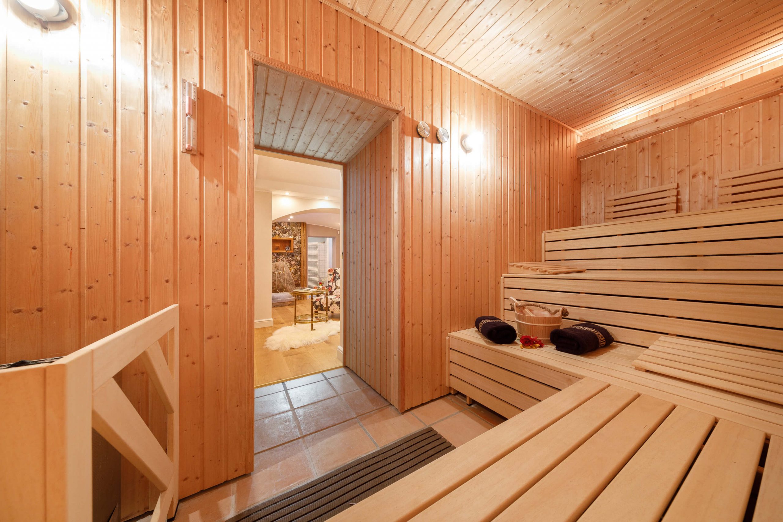 Wellness Urlaub - Sauna der Villa Ottilienruh
